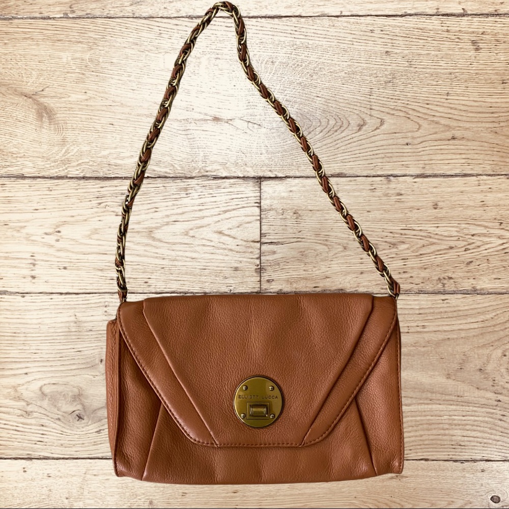 Elliott Luca Vintage leather clutch.